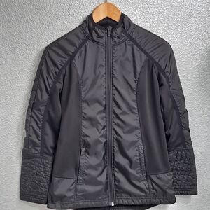 Xersion Dark Grey Athletic Quilted Jacket    Size S